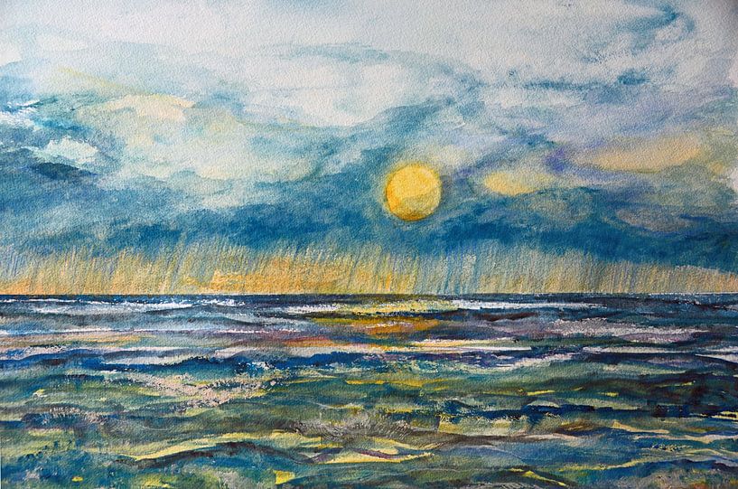 Rain by the sea by Matthias Rehme