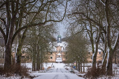 Wintereikenlaan op het landgoed