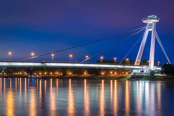 Most SNP bridge in Bratislava