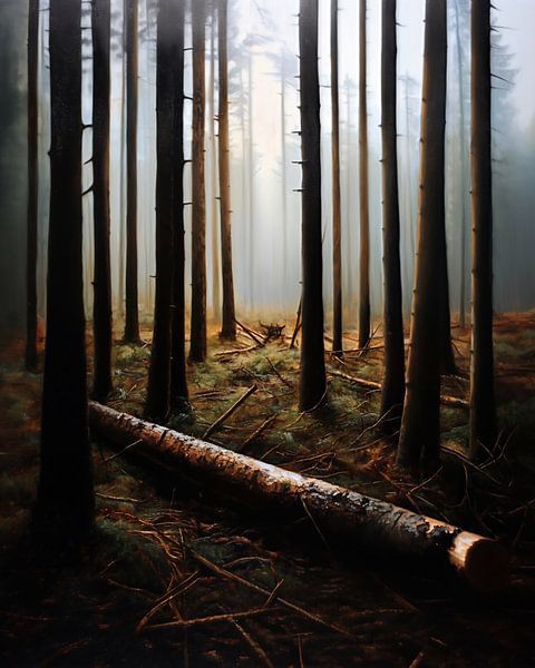 Frieden im Wald von fernlichtsicht