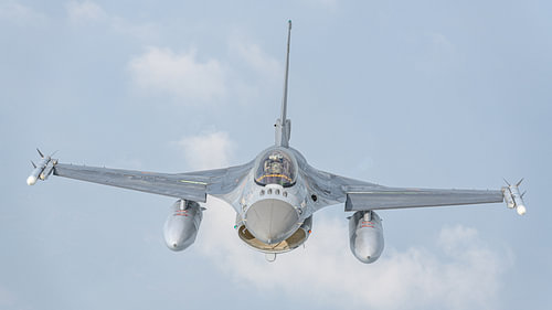 Belgian General Dynamics F-16AM Fighting Falcon.