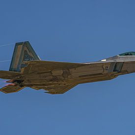 U.S. Air Force Lockheed Martin F-22 Raptor Demo Team. by Jaap van den Berg