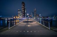 Rijnhavenbrug ( Hoerenlopertje) Katendrecht, Rotterdam van Anton Osinga thumbnail