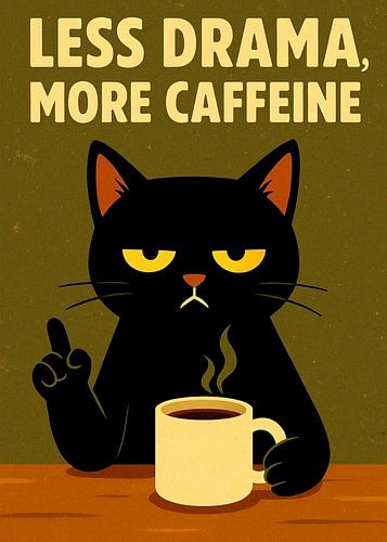 Minder drama, meer koffie