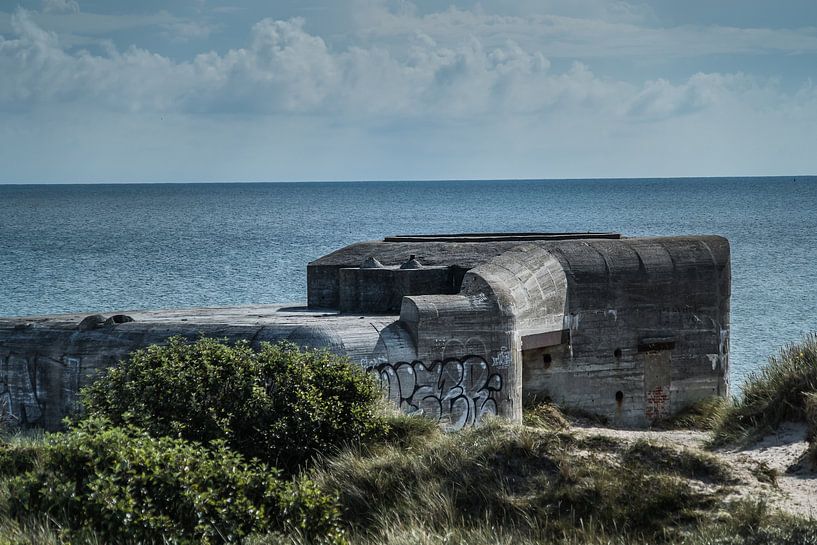 De bunkers bij Skagen Denemarken van Tina Linssen