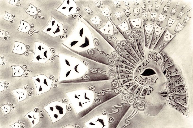 abstract faces by djcartsupplies