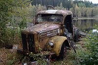 rottende vrachtwagen