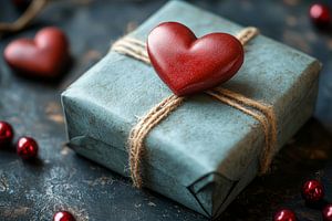Konzept Valentinstag Fotografie Geschenk