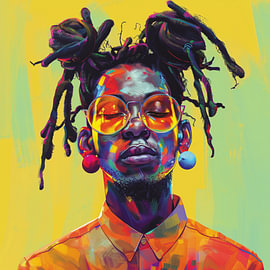 Dreads in a knot