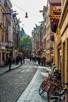 Amsterdam's Zeedijk and Chinatown.