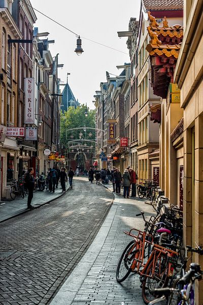 Amsterdam's Zeedijk and Chinatown. by Don Fonzarelli