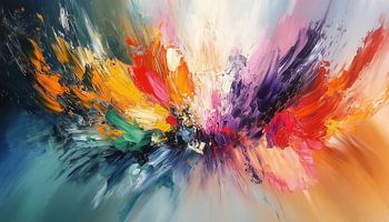 Abstract explosion panorama