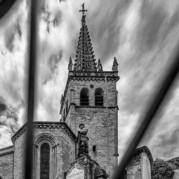 Kerk Largentière Frankrijk van Jean Arntz
