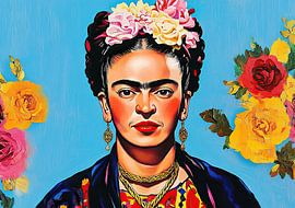 Frida Poster - Frida impression d'art sur Niklas Maximilian
