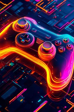 Lichtgevend game-ontwerp van Poster Art Shop