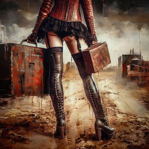 Overknees au Far West