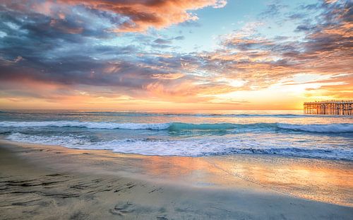 Un coucher de soleil estival parfait