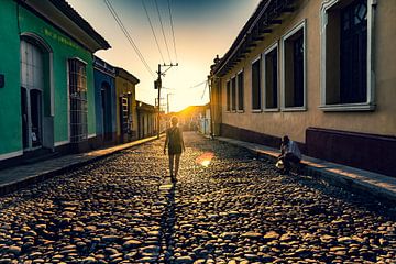 Coucher de soleil à Trinidad sur Laurens Kleine