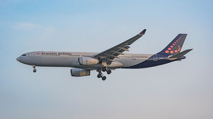 Brussels Airlines Airbus A330-300 passenger aircraft. by Jaap van den Berg