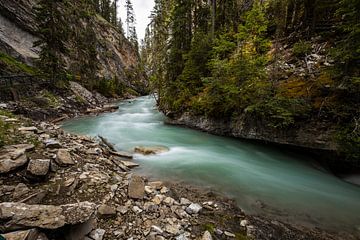 The Johnston Canyon in Canada by Roland Brack