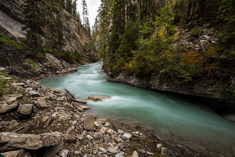 Der Johnston Canyon in Kanada von Roland Brack