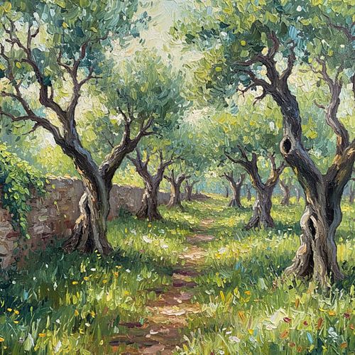 Green living schilderij van ComfortQ