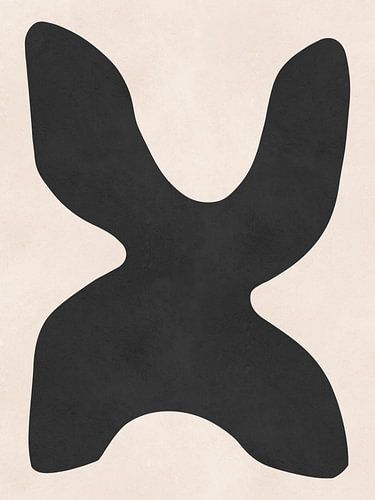 Zwarte expressieve vormen 2