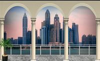 view over a big city with skyscrapers by Rita Phessas thumbnail