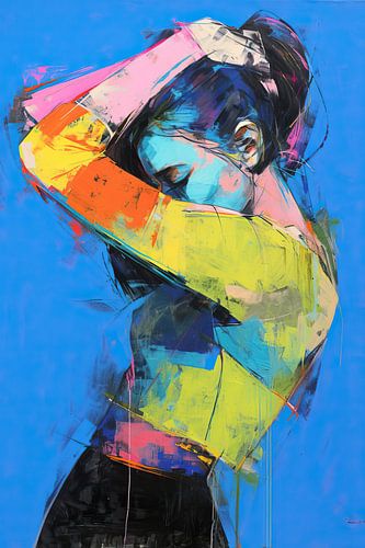 Moderne abstrakte Pop-Art