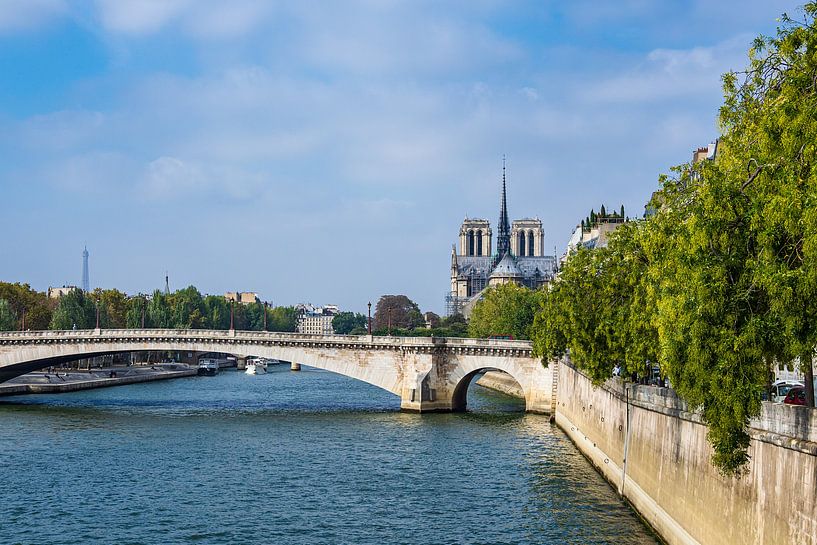 Blick über die Seine in Paris, Frankreich par Rico Ködder