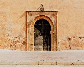 Alte Holztür in Rabat | Marokko | Reisefoto von Expeditie Aardbol