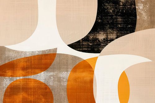Modern en abstract in aardetinten
