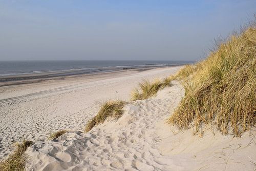 Verlaten strand op Schouwen-Duiveland