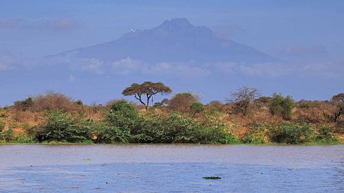 Uitzicht op de Kilimanjaro in Kenia