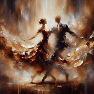 Dancing couple by FoXo Art