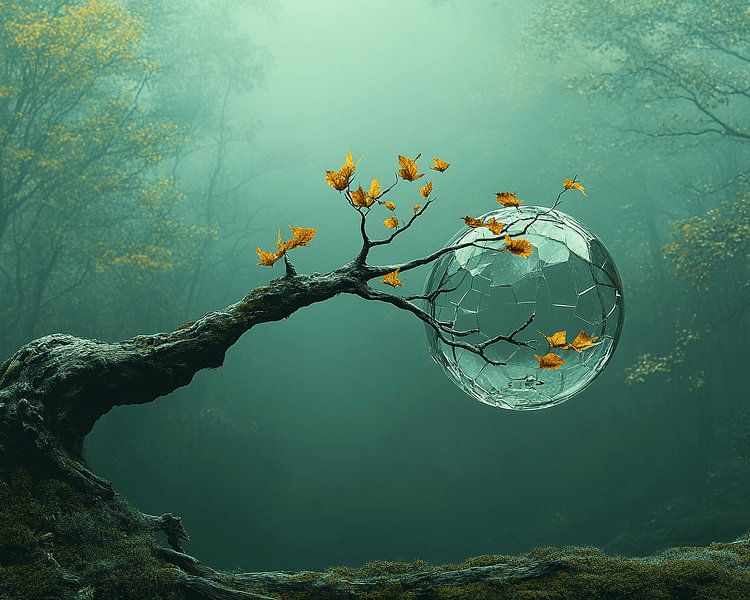 L'enchantement de l'automne dans le verre par Karina Brouwer