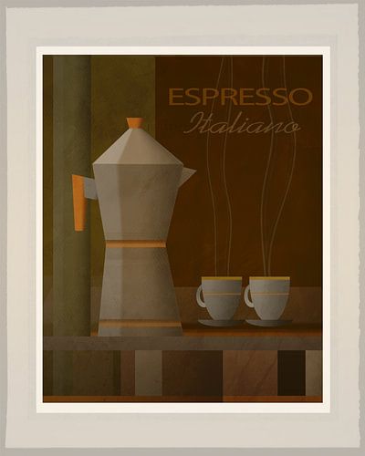 Espresso Italiano - Art Deco van Joost Hogervorst