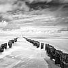 stormbrekers strand Domburg Zeeland van Midi010 Fotografie