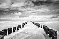 Storm breakers beach Domburg Zeeland by Midi010 Fotografie thumbnail