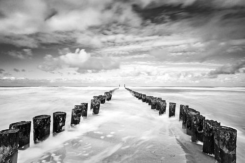 Storm breakers beach Domburg Zeeland by Midi010 Fotografie
