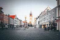 Straubing stadsplein Beieren Neder-Beieren van Thilo Wagner thumbnail