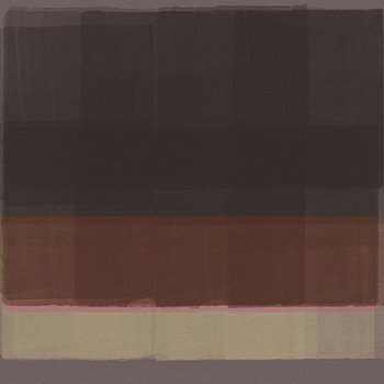 Taupe, braun, weiß. Abstrakte bunte Malerei inspiriert von Mark Rothko
