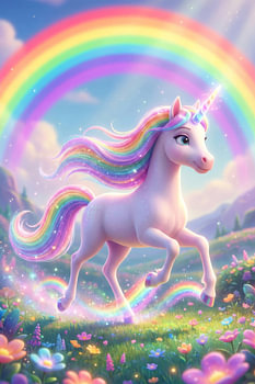 Regenbogen-Einhorn