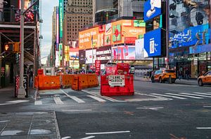 Times Square à New York tôt le matin