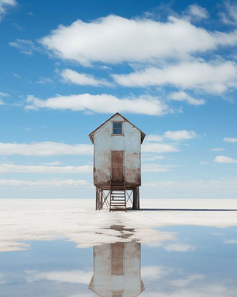 Cottage on stilts by Studio Allee
