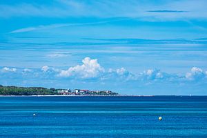 Blick von Heiligendamm über die Ostsee auf Kühlungsborn