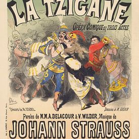 Jules Chéret - La Tzigane (1877) by Peter Balan