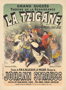 Jules Chéret - La Tzigane (1877)