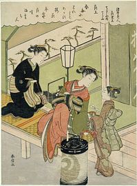 Suzuki Harunobu - Boompioen_ Chozan van Chojiya (Chojiya uchi...