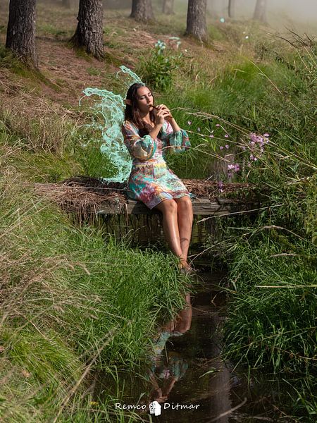 Aqua the water fairy by Remco Ditmar